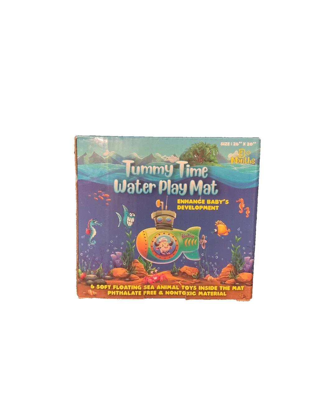 Bullsy Tummy Time Water Play Mat 3 Months+ 26